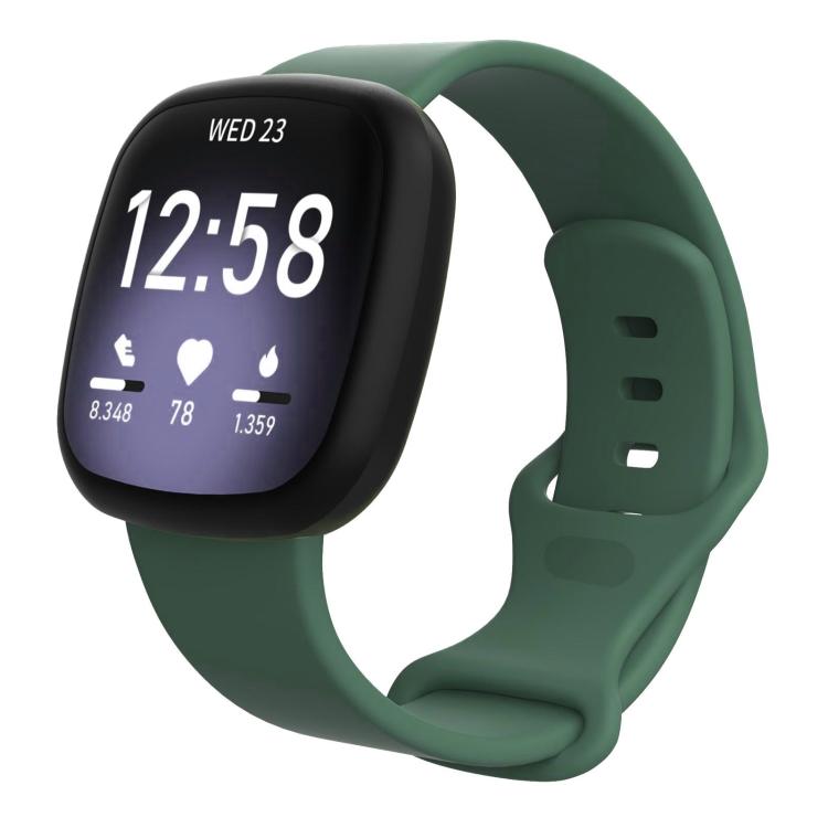 For Fitbit Versa 4 / Versa 3 / Sense2 / Sense xDfind Silicone Watch Band, S
