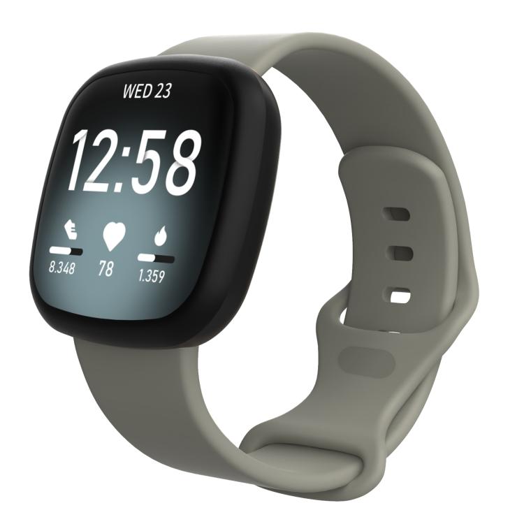 For Fitbit Versa 4 / Versa 3 / Sense2 / Sense xDfind Silicone Watch Band, S
