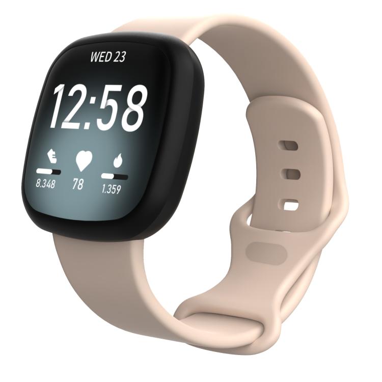 For Fitbit Versa 4 / Versa 3 / Sense2 / Sense xDfind Silicone Watch Band, S