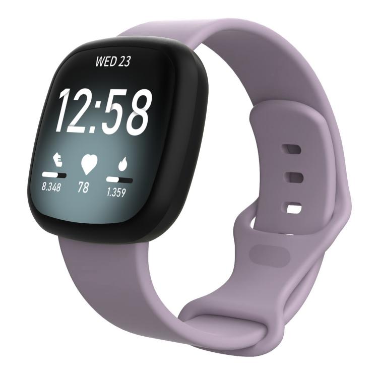 For Fitbit Versa 4 / Versa 3 / Sense2 / Sense xDfind Silicone Watch Band, S