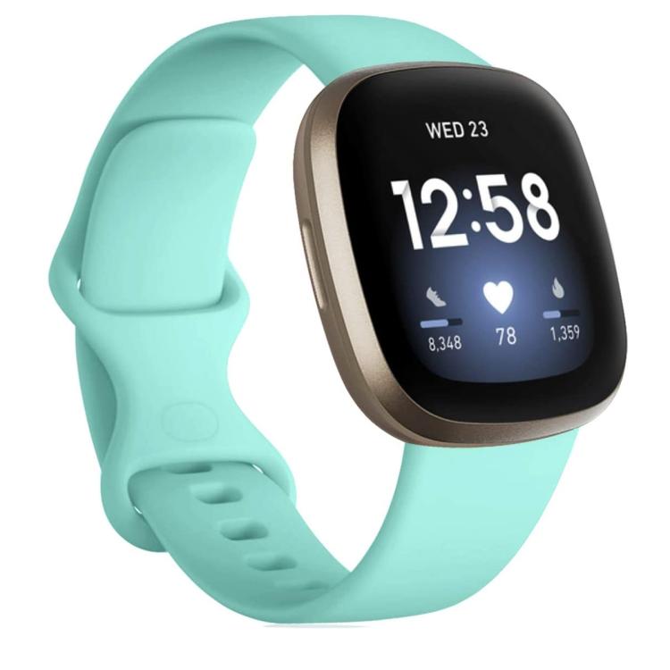 For Fitbit Versa 4 / Versa 3 / Sense2 / Sense xDfind Silicone Watch Band, L