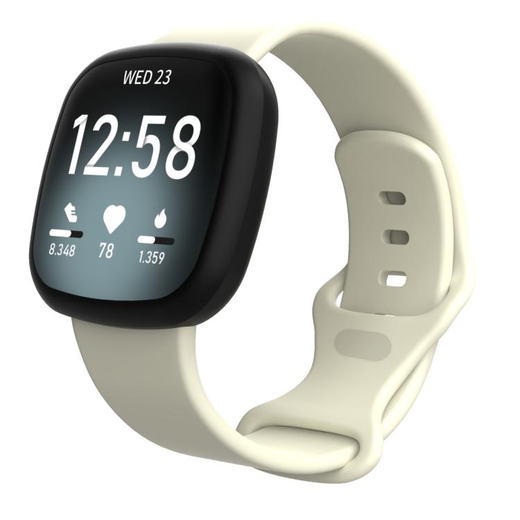 For Fitbit Versa 4 / Versa 3 / Sense2 / Sense xDfind Silicone Watch Band, L