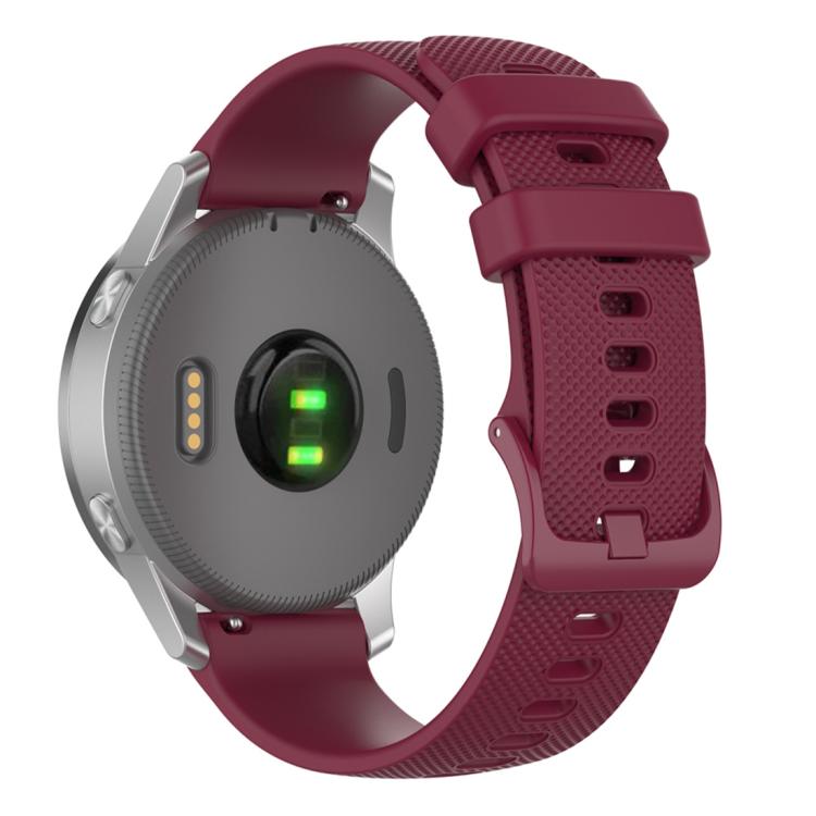 xDfind Small Plaid Solid Color Silicone Watch Band, 22mm For Forerunner 570 47mm/935/945/955