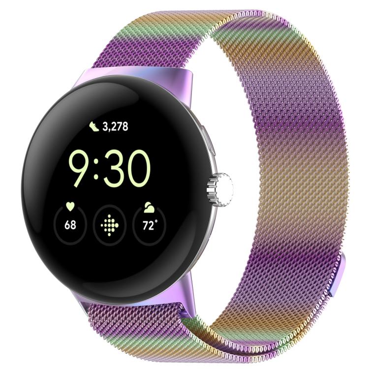 xDfind Milanese Metal Magnetic Watch Band, For Google Pixel Watch 4 / Watch 3 45mm, For Google Pixel Watch 4 / 3 / 2 / 1 41mm