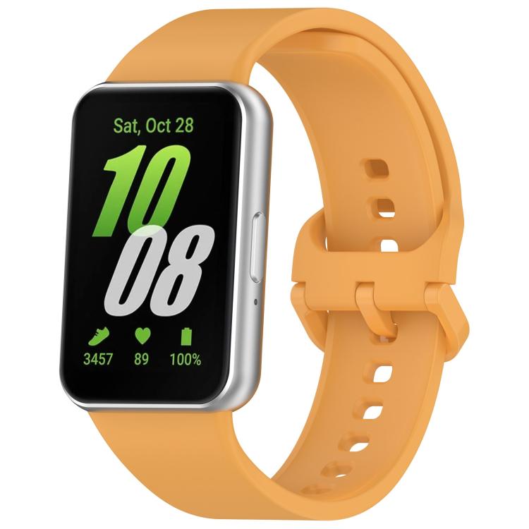 xDfind Solid Color Colorful Buckle Silicone Watch Band, For Samsung Galaxy Fit3 SM-R390