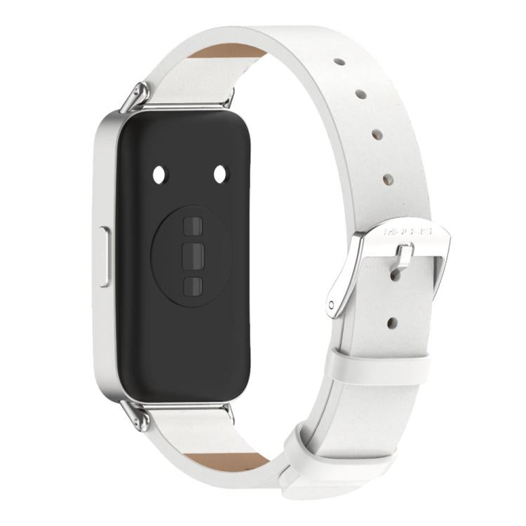 Mijobs Microfiber PU Leather Watch Band, For Huawei Band 10 / 9 / 8