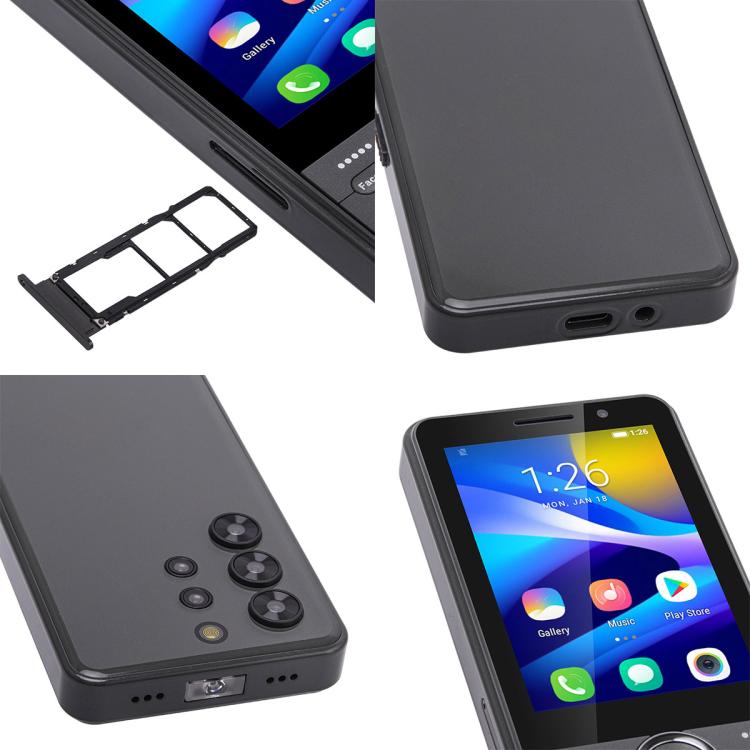 UNIWA XS24 Keypad Phone, 2GB+16GB, 3.5 inch Android 8.1 Mediatek MT6737M Quad Core, Flashlights, Network: 4G, Support Google Store, No Power Plug