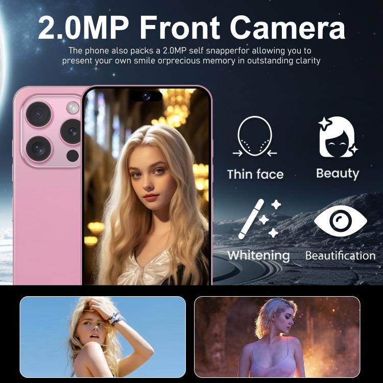 I16 Pro Max / VD1, 3GB+32GB, 6.8 inch Android 10 MTK6753 Octa Core, Network: 4G, Dual SIM, US Plug, UK Plug, AU Plug