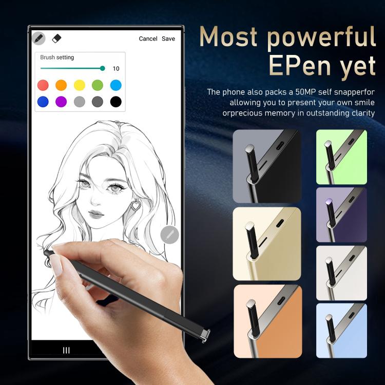 S24 Ultra / S7, 4GB+128GB, 6.75 inch Android 10 MTK6750 Octa Core, Network: 4G, Dual SIM, EU Plug, US Plug, UK Plug