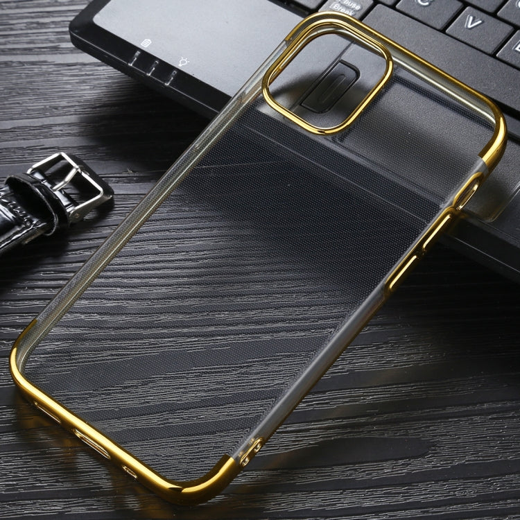 Three Stage Electroplating TPU Protective Soft Case, For iPhone 12 Pro Max