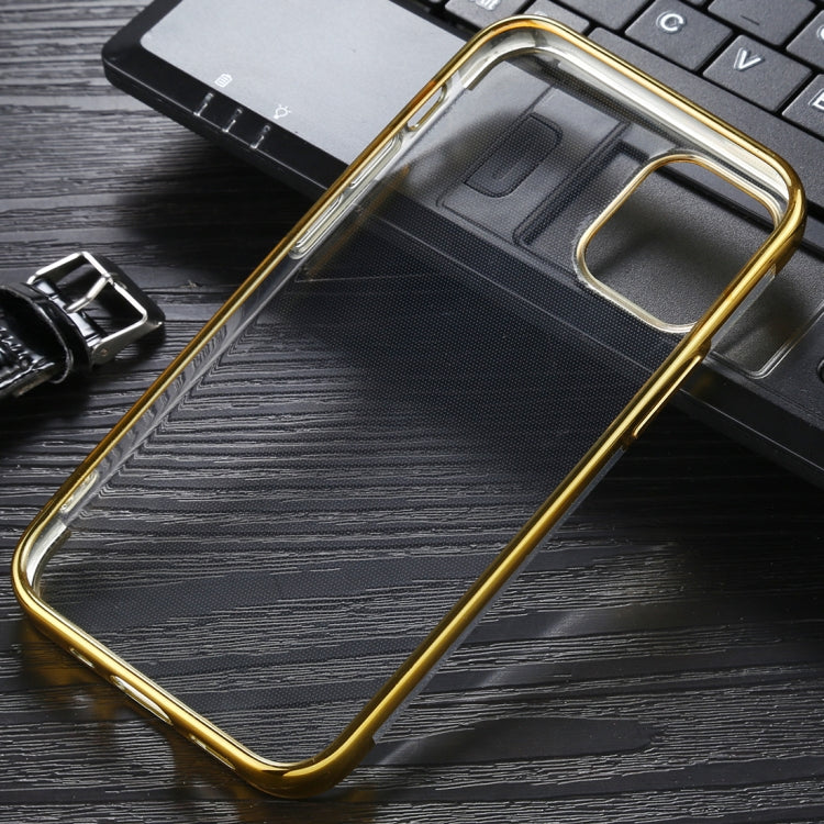 Three Stage Electroplating TPU Protective Soft Case, For iPhone 12 Pro Max