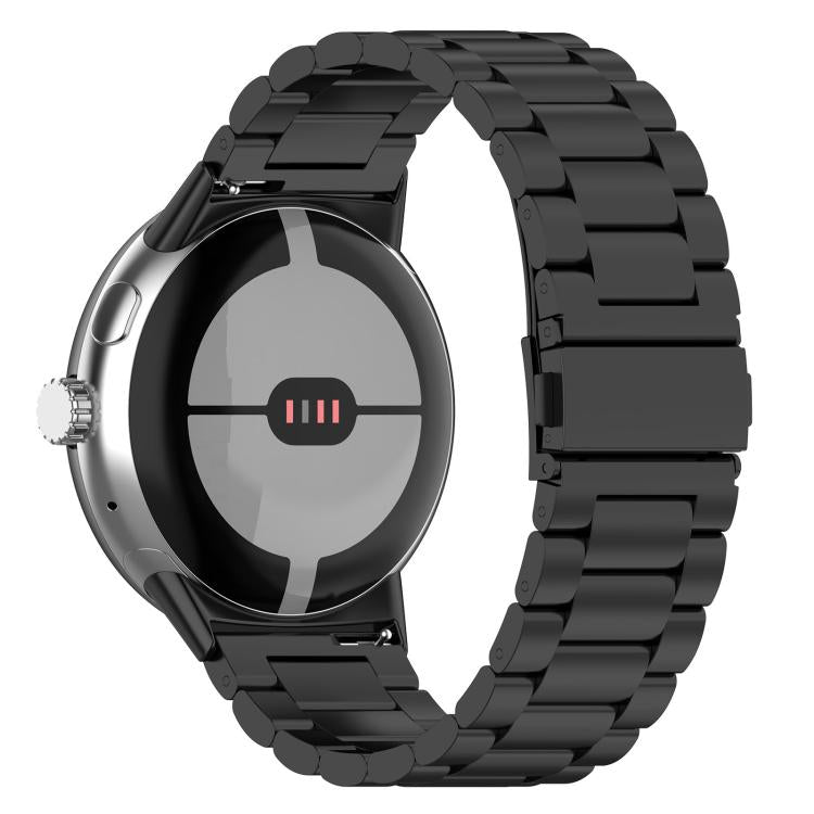 xDfind Three Beads Quick Release Metal Watch Band, For Google Pixel Watch 4 / 3 45mm, For Google Pixel Watch 4 / 3 / 2 / 1 41mm