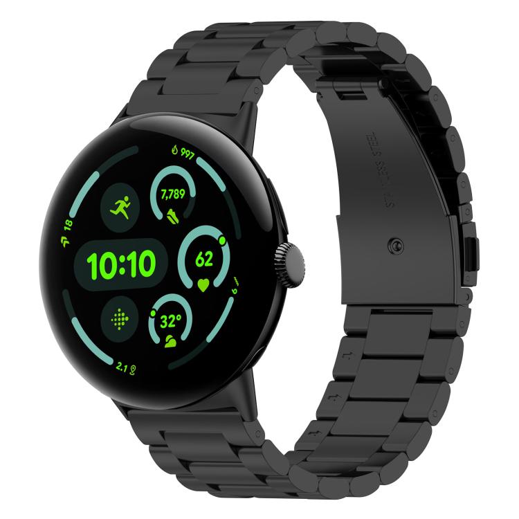 xDfind Three Beads Quick Release Metal Watch Band, For Google Pixel Watch 4 / 3 45mm, For Google Pixel Watch 4 / 3 / 2 / 1 41mm