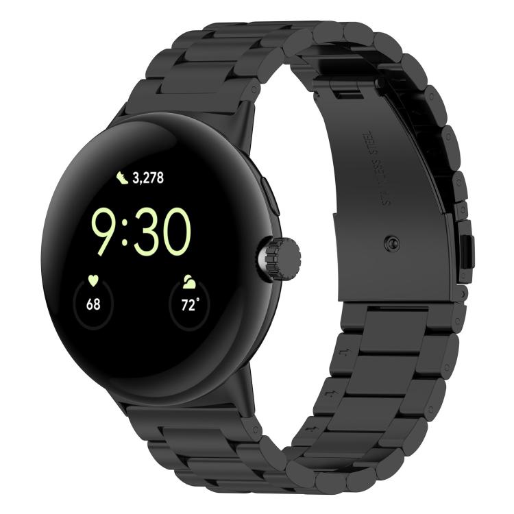 xDfind Three Beads Quick Release Metal Watch Band, For Google Pixel Watch 4 / 3 45mm, For Google Pixel Watch 4 / 3 / 2 / 1 41mm