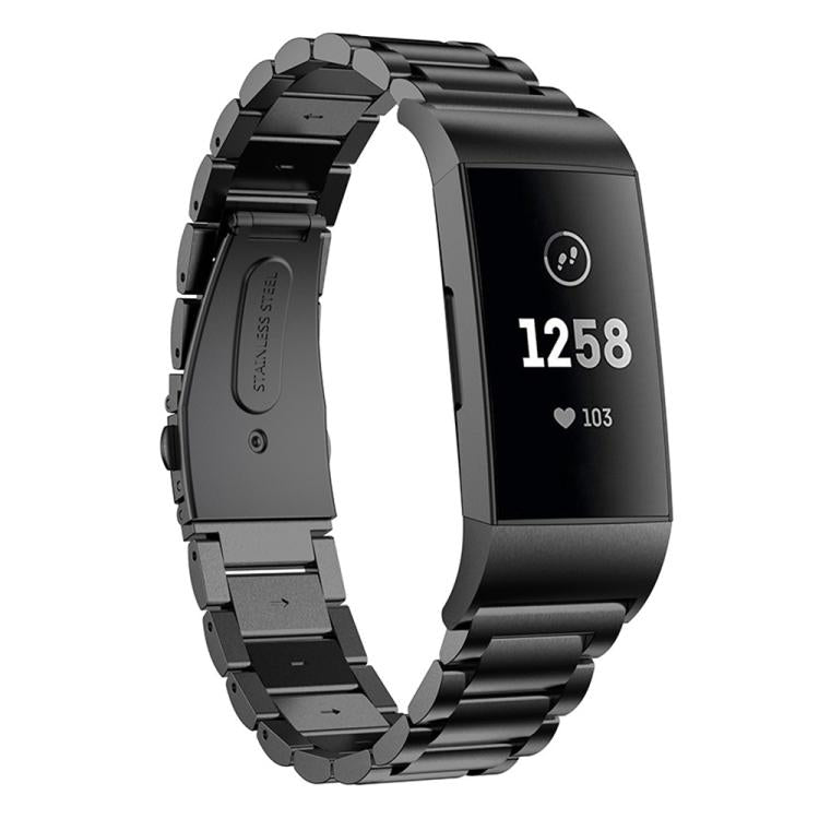 xDfind Three Beads Quick Release Metal Watch Band, For Fitbit Charge 6 / 5, For Fitbit Inspire 3, For Fitbit Versa 4 / 3 / Sense2 / 1, For Fitbit Charge 4 / 3