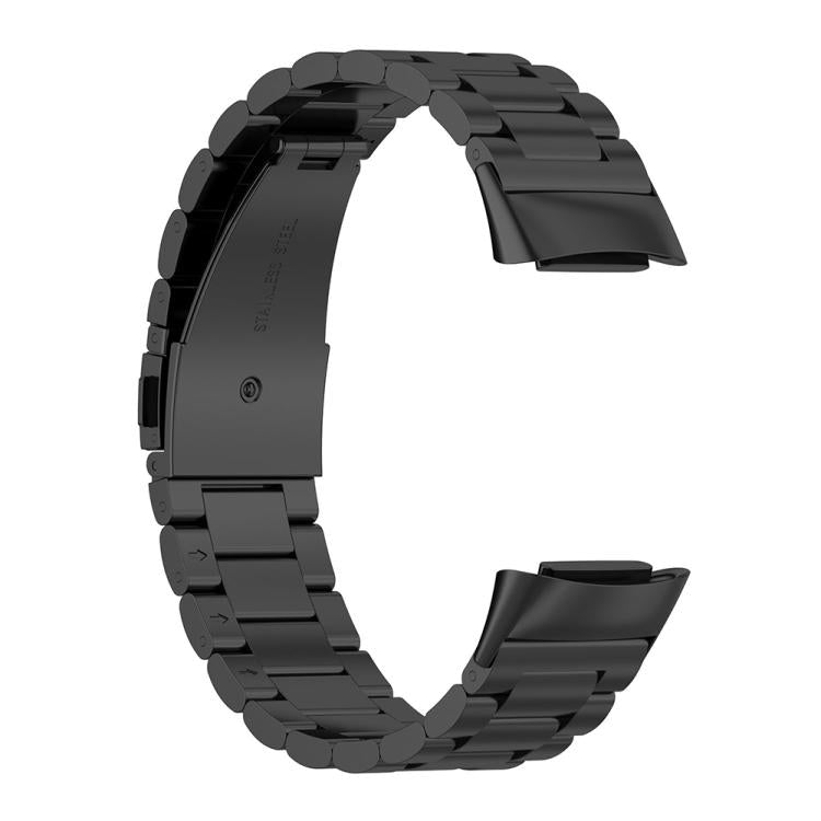 xDfind Three Beads Quick Release Metal Watch Band, For Fitbit Charge 6 / 5, For Fitbit Inspire 3, For Fitbit Versa 4 / 3 / Sense2 / 1, For Fitbit Charge 4 / 3
