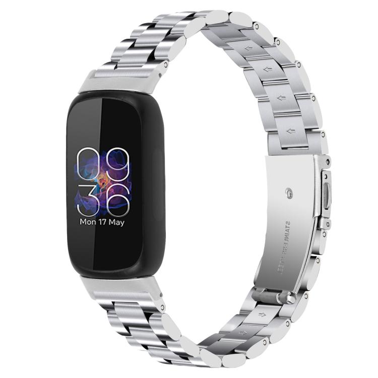 xDfind Three Beads Quick Release Metal Watch Band, For Fitbit Charge 6 / 5, For Fitbit Inspire 3, For Fitbit Versa 4 / 3 / Sense2 / 1, For Fitbit Charge 4 / 3