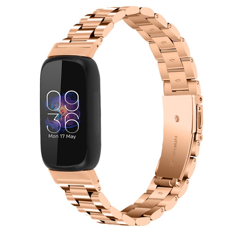 xDfind Three Beads Quick Release Metal Watch Band, For Fitbit Charge 6 / 5, For Fitbit Inspire 3, For Fitbit Versa 4 / 3 / Sense2 / 1, For Fitbit Charge 4 / 3