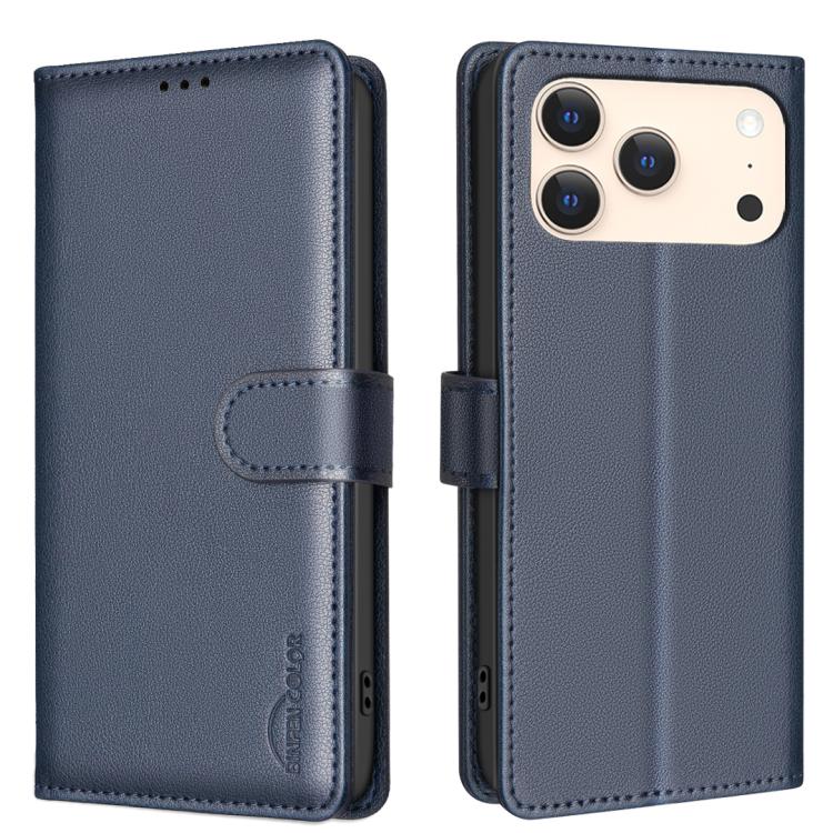Litchi Texture RFID Anti-theft Leather Phone Case, For iPhone 18 Pro/17 Pro, For iPhone 18 Pro Max/17 Pro Max, For iPhone 17, For iPhone 17 Air