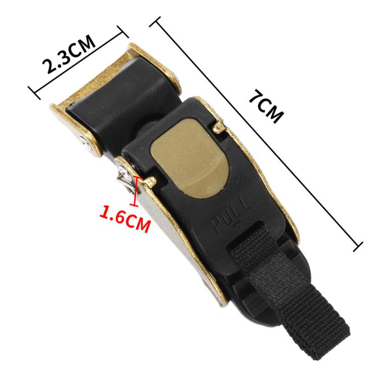 SOMAN QB11 Motorcycle Helmet Buckle Universal Quick Release Clip Copper Plated Buckle, QB121