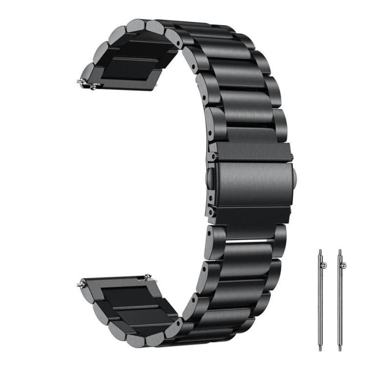 xDfind Three Beads Stainless Steel Watch Band, 14mm, 18mm, 20mm