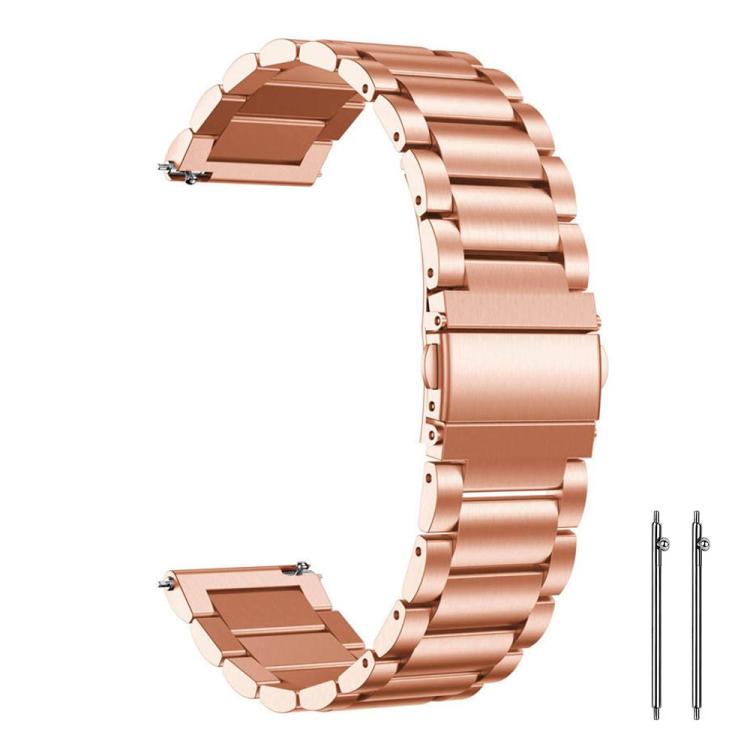 xDfind Three Beads Stainless Steel Watch Band, 14mm, 18mm, 20mm