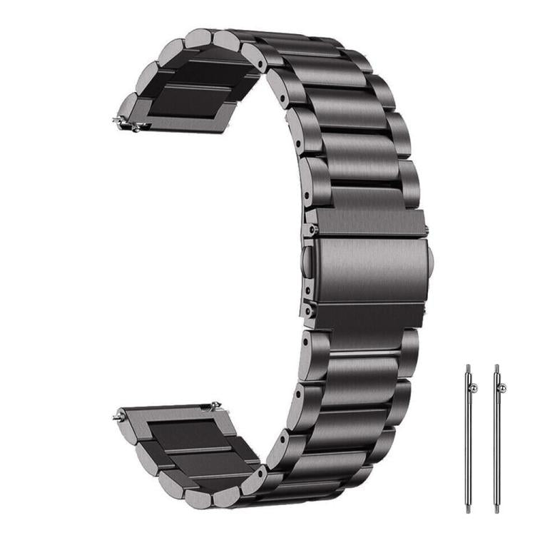 xDfind Three Beads Stainless Steel Watch Band, 14mm, 18mm, 20mm