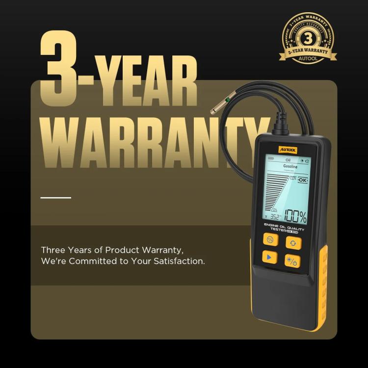 AUTOOL AS503 2.8 inch Backlit Display Car Engine Oil Tester Lubricating Oil Quality Analyzer, AS503