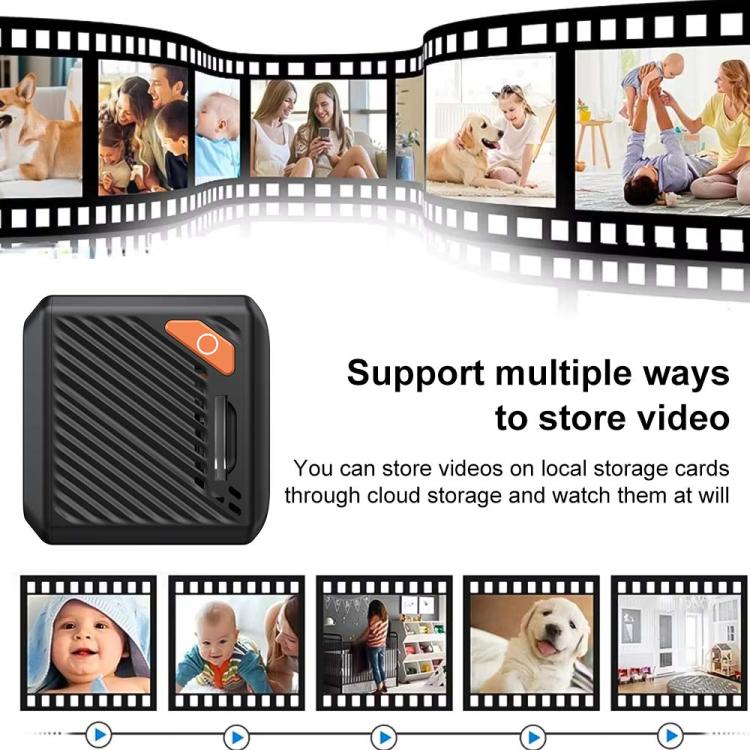 W02 HD Magnetic WiFi Smart Mini Camera Supports Motion Detection Infrared Night, W02