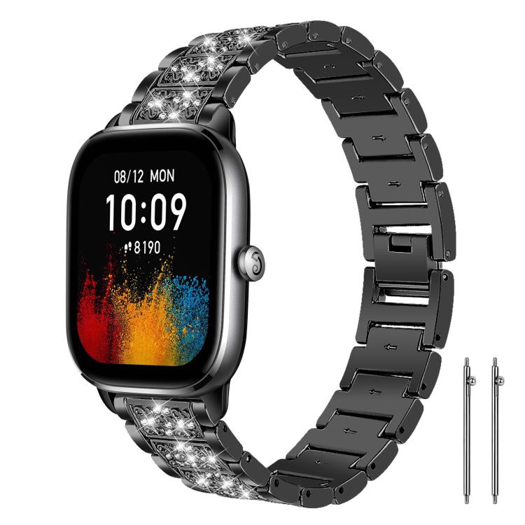 xDfind Diamond Jewelry Steel Watch Band, 20mm For Amazfit Active 2 / GTS4 Mini, 22mm For Huawei Watch GT5/GT5 Pro/4/4 Pro, 22mm For Fossil Gen 5 Carlyle/Julianna/Garrett