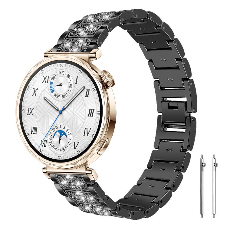 xDfind Diamond Jewelry Steel Watch Band, 20mm For Amazfit Active 2 / GTS4 Mini, 22mm For Huawei Watch GT5/GT5 Pro/4/4 Pro, 22mm For Fossil Gen 5 Carlyle/Julianna/Garrett