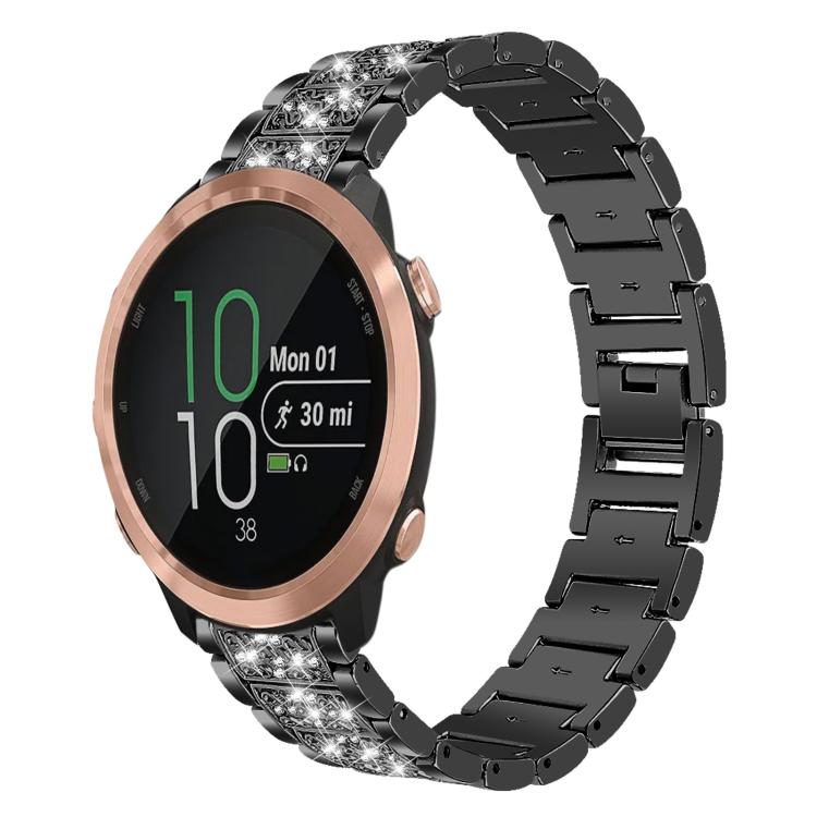 xDfind Diamond Jewelry Steel Watch Band, 22mm For Suunto Race S / Race / 9 Peak / 5 Peak, 20mm For Garmin Forerunner 570 42mm/245/645/158, 22mm For Garmin Venu 3 / vivoactive4, 20mm For Garmin venu 2 / venu / Sq2 / Sq                                   ...