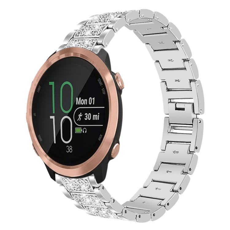 xDfind Diamond Jewelry Steel Watch Band, 22mm For Suunto Race S / Race / 9 Peak / 5 Peak, 20mm For Garmin Forerunner 570 42mm/245/645/158, 22mm For Garmin Venu 3 / vivoactive4, 20mm For Garmin venu 2 / venu / Sq2 / Sq                                   ...