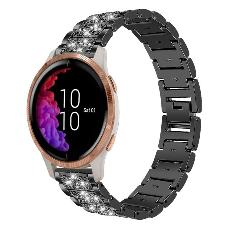 xDfind Diamond Jewelry Steel Watch Band, 22mm For Suunto Race S / Race / 9 Peak / 5 Peak, 20mm For Garmin Forerunner 570 42mm/245/645/158, 22mm For Garmin Venu 3 / vivoactive4, 20mm For Garmin venu 2 / venu / Sq2 / Sq                                   ...