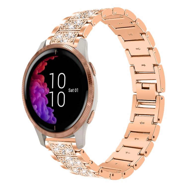 xDfind Diamond Jewelry Steel Watch Band, 22mm For Suunto Race S / Race / 9 Peak / 5 Peak, 20mm For Garmin Forerunner 570 42mm/245/645/158, 22mm For Garmin Venu 3 / vivoactive4, 20mm For Garmin venu 2 / venu / Sq2 / Sq                                   ...