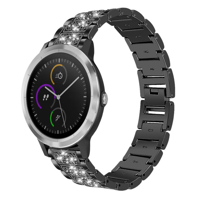 xDfind Diamond Jewelry Steel Watch Band, 22mm For Suunto Race S / Race / 9 Peak / 5 Peak, 20mm For Garmin Forerunner 570 42mm/245/645/158, 22mm For Garmin Venu 3 / vivoactive4, 20mm For Garmin venu 2 / venu / Sq2 / Sq                                   ...