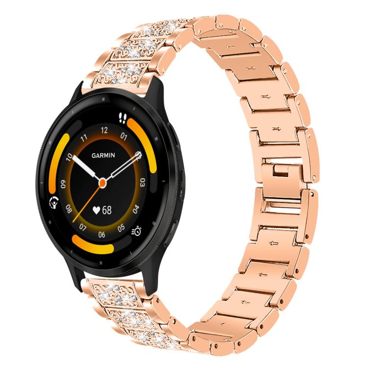 xDfind Diamond Jewelry Steel Watch Band, 22mm For Suunto Race S / Race / 9 Peak / 5 Peak, 20mm For Garmin Forerunner 570 42mm/245/645/158, 22mm For Garmin Venu 3 / vivoactive4, 20mm For Garmin venu 2 / venu / Sq2 / Sq                                   ...