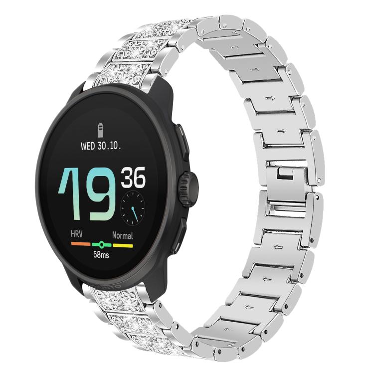 xDfind Diamond Jewelry Steel Watch Band, 22mm For Suunto Race S / Race / 9 Peak / 5 Peak, 20mm For Garmin Forerunner 570 42mm/245/645/158, 22mm For Garmin Venu 3 / vivoactive4, 20mm For Garmin venu 2 / venu / Sq2 / Sq                                   ...