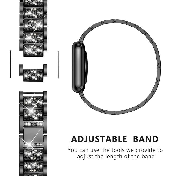 xDfind Diamond Jewelry Steel Watch Band, 22mm For Suunto Race S / Race / 9 Peak / 5 Peak, 20mm For Garmin Forerunner 570 42mm/245/645/158, 22mm For Garmin Venu 3 / vivoactive4, 20mm For Garmin venu 2 / venu / Sq2 / Sq                                   ...