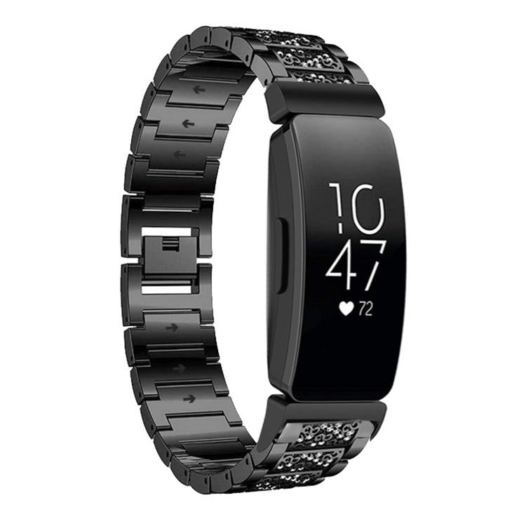 xDfind Diamond Jewelry Stainless Steel Watch Band, For Fitbit Charge 6 / 5 18mm, For Fitbit Versa 4 / 3 / Sense2 / 1 20mm, For Fitbit Inspire 2 / Ace 3 14mm, For Fitbit Charge 4 / 3 18mm