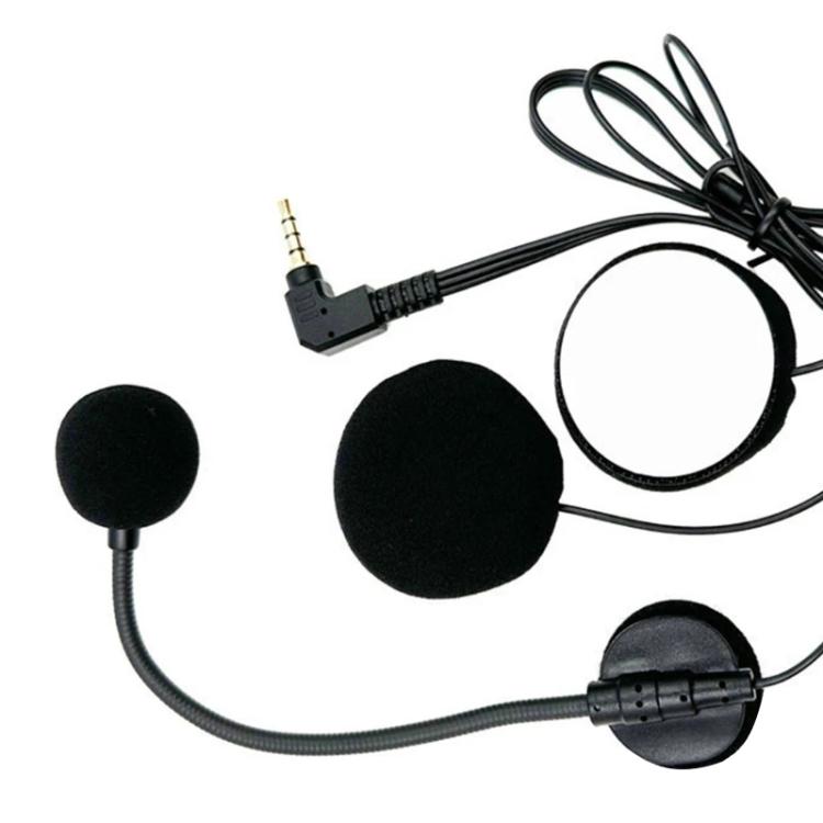 Motorcycle Half Helmet Intercom Headset Microphone, 3.5mm