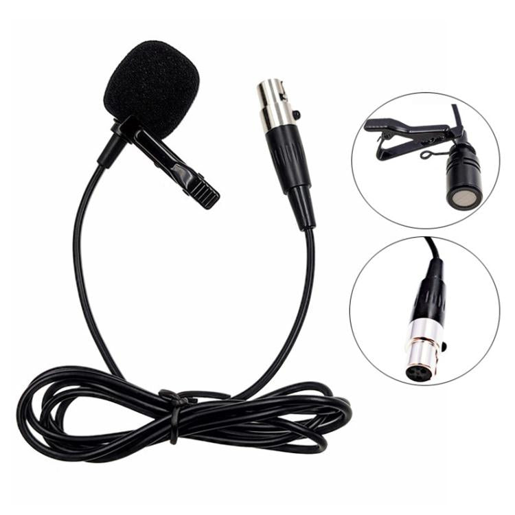 Metal Lavalier Microphone, Cable Length: 1.5m, 3 Pin XLR Head, 4 Pin XLR Head