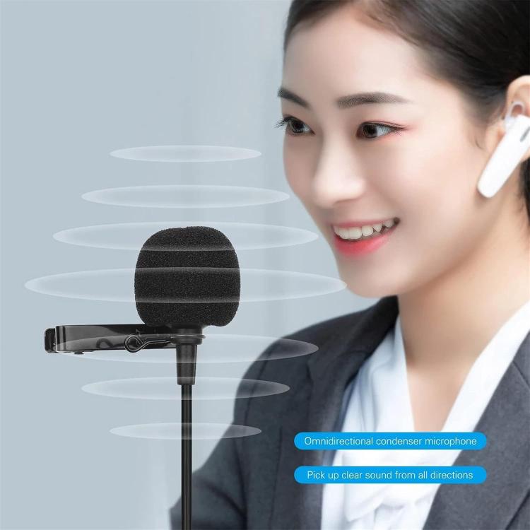 Metal Lavalier Microphone, Cable Length: 1.5m, 3 Pin XLR Head, 4 Pin XLR Head