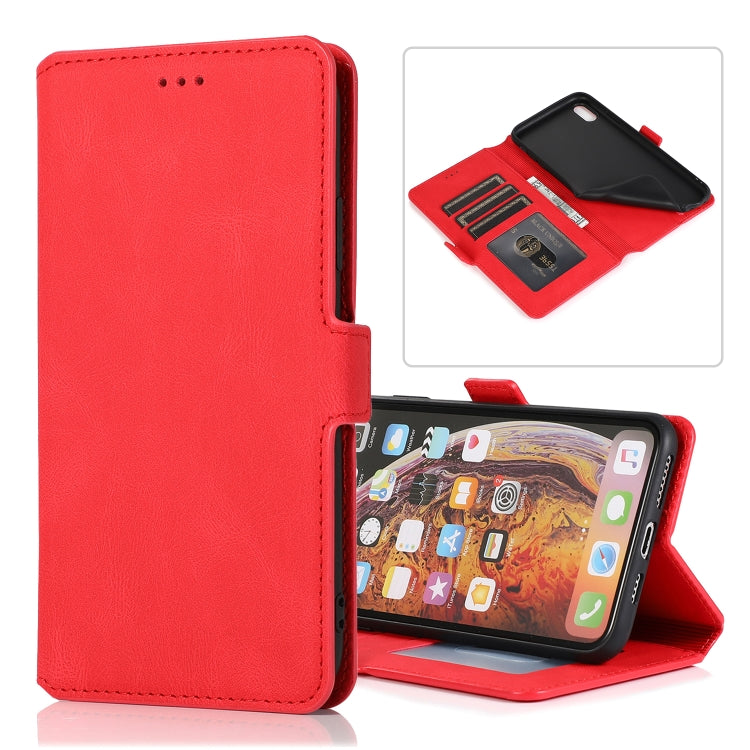 Retro Magnetic Closing Clasp Horizontal Flip Leather Case with Holder & Card Slots & Photo Frame & Wallet, For iPhone 11, For iPhone 11 Pro, For iPhone 11 Pro Max, For iPhone XS / X