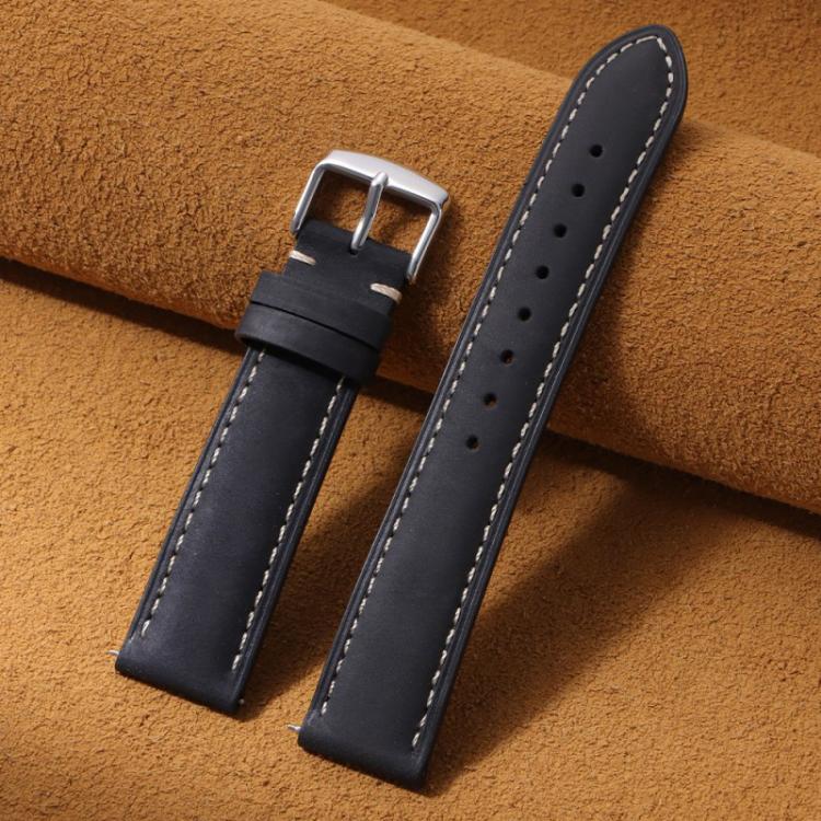 xDfind Retro Crazy Horse Texture Leather Watch Band, 24mm for Suunto 9 / 9 Baro / D5 / Core / 7, 14mm, 18mm