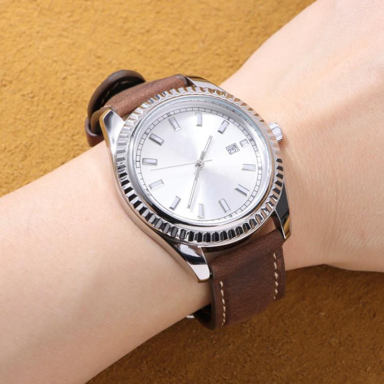 xDfind Retro Crazy Horse Texture Leather Watch Band, 20mm, 22mm
