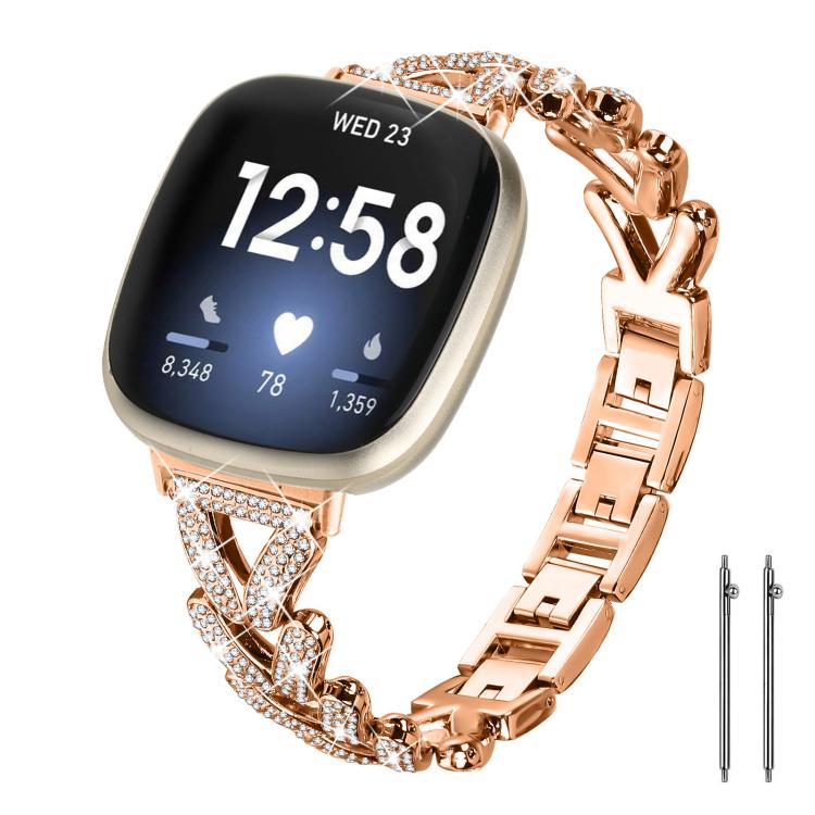 xDfind Small Twist Diamond Metal Watch Band, 20mm For Huawei Watch GT4 / GT3 / GT2, 20mm, 20mm For COROS APEX 2 42mm / PACE 2, 20mm For Xiaomi Mibro Air / Mibro Lite, 20mm For Honor Watch SE / Magic Watch2 42mm