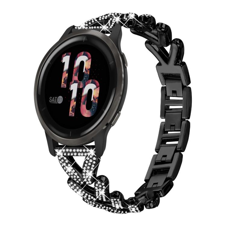 xDfind Small Twist Diamond Metal Watch Band, 20mm For Amazfit Bip U / Bip Lite / Bip 3 Pro, 20mm For Amazfit GTS4 Mini/3/2 /2e/2 Mini, 20mm For Xiaomi Haylou RS4 Plus LS11 / LS12, 20mm For Ticwatch GTH / E3 / E / 2                                      ...