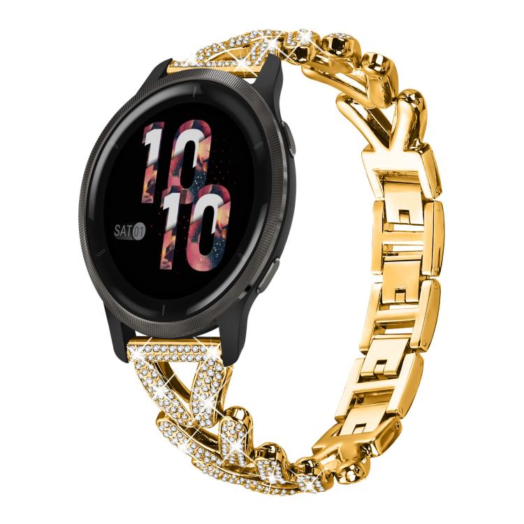 xDfind Small Twist Diamond Metal Watch Band, 20mm For Amazfit Bip U / Bip Lite / Bip 3 Pro, 20mm For Amazfit GTS4 Mini/3/2 /2e/2 Mini, 20mm For Xiaomi Haylou RS4 Plus LS11 / LS12, 20mm For Ticwatch GTH / E3 / E / 2                                      ...