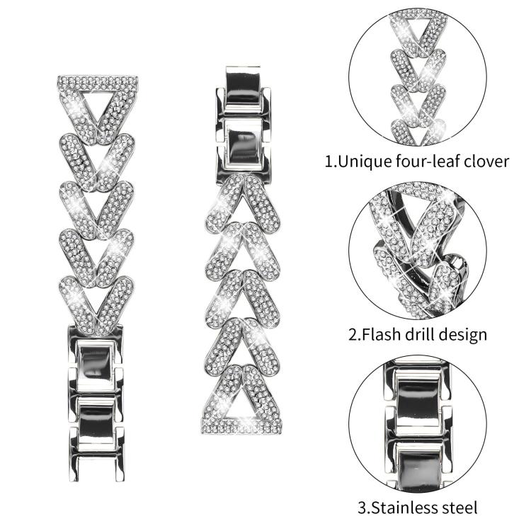 xDfind Small Twist Diamond Metal Watch Band, 20mm For Amazfit Bip U / Bip Lite / Bip 3 Pro, 20mm For Amazfit GTS4 Mini/3/2 /2e/2 Mini, 20mm For Xiaomi Haylou RS4 Plus LS11 / LS12, 20mm For Ticwatch GTH / E3 / E / 2                                      ...